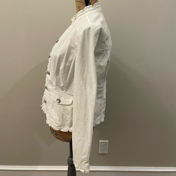 Christopher & Banks blazer Crystal buttons Sz S - Picture 3 of 9